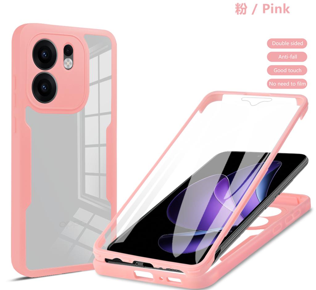 Чехол для OPPO Reno 13F 13FS 5G Reno 14 Pro Reno15 с защитой всего корпуса, противоударный, прозрачный, Fundas Coque Capa