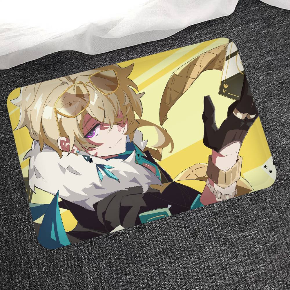 Игровой персонаж Авентурин Входной коврик в скандинавском стиле Домашний придверный коврик Коврики для ванной-туалета Коврик для декора спальни/отеля