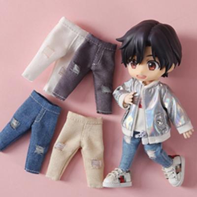 Одежда для кукол OB11 BJD Джинсы Рваные штаны Obitsu 11 molly 1/12bjd GSC P9 Body Аксессуары для кукол Костюмы