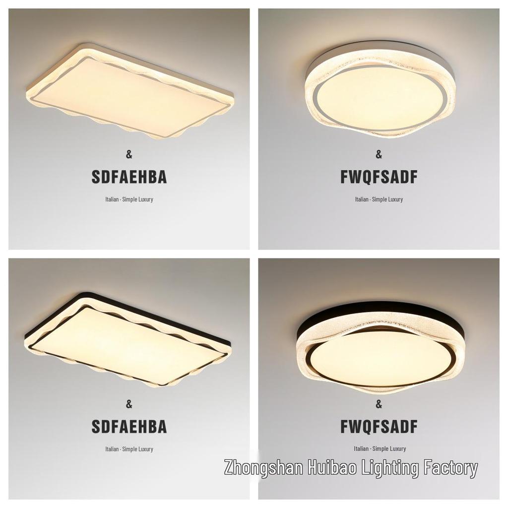 Modern Italian Wave Ceiling Light: High-End Fixture for Living Room & Bedroom