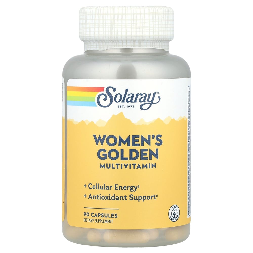 Solaray Women's Golden Multivitamin Capsules 90 Count
