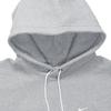 Nike Сплошной цвет с вышитым логотипом, пуловер с капюшоном, мужские топы с длинным рукавом, серый DX1356-063