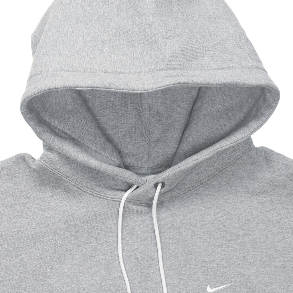 Nike Сплошной цвет с вышитым логотипом, пуловер с капюшоном, мужские топы с длинным рукавом, серый DX1356-063