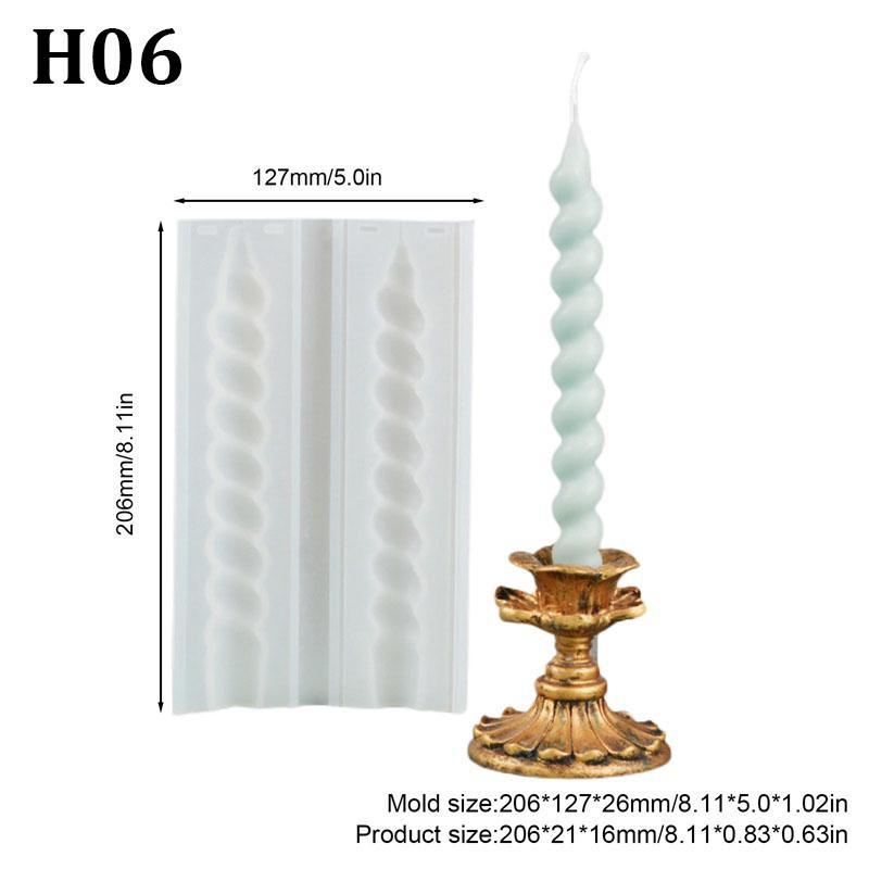 1 шт. спиральная коническая форма для свечей, коническая форма для изготовления свечей своими руками, силиконовая форма для свечей, форма для изготовления свечей, поворотная форма для свечей, силиконовая форма для свечей