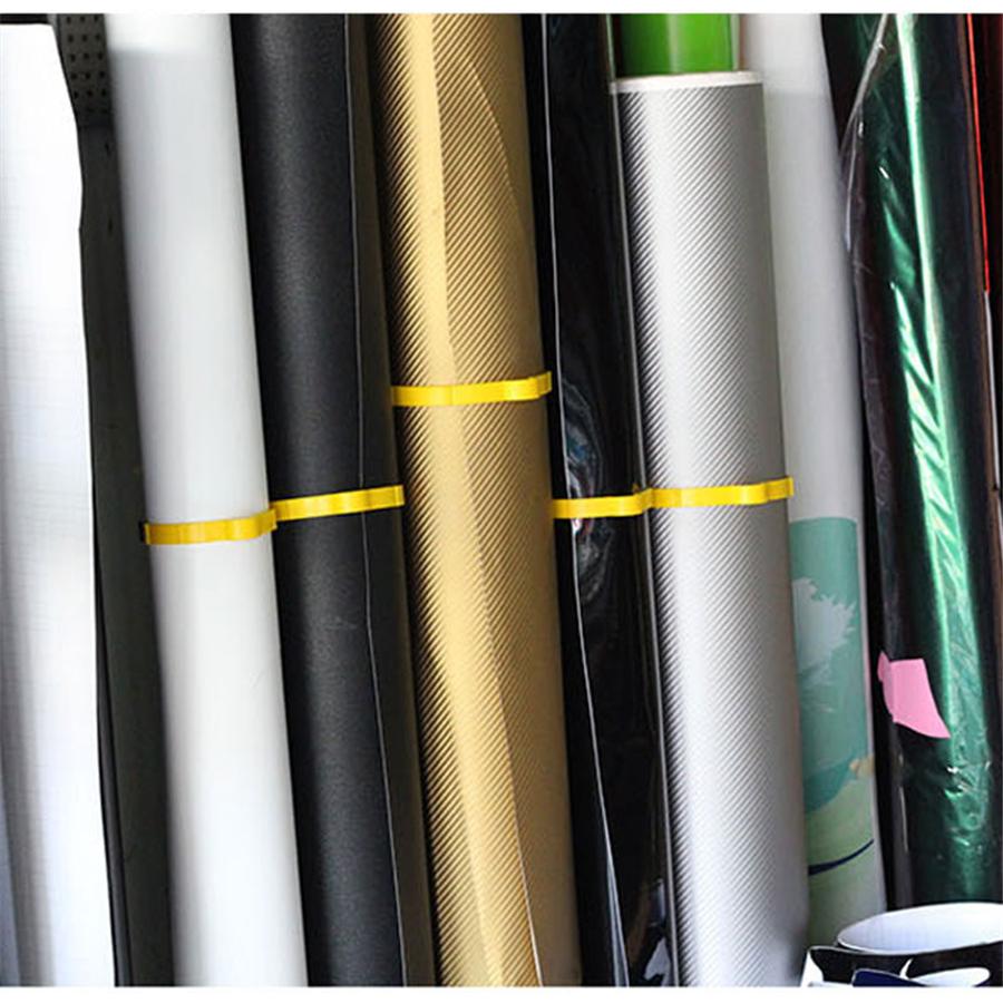 10 шт. Желтый ПВХ Зажим для наклейки для оклейки автомобиля Виниловая пленка Лист Зажим Крепеж Ролик Зажим Кольцо