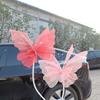 1pc Flower Head 50cm Dia Symphony Silk Artificial Flower Wedding Butterfly-shaped Yard Decoration Living Rooms