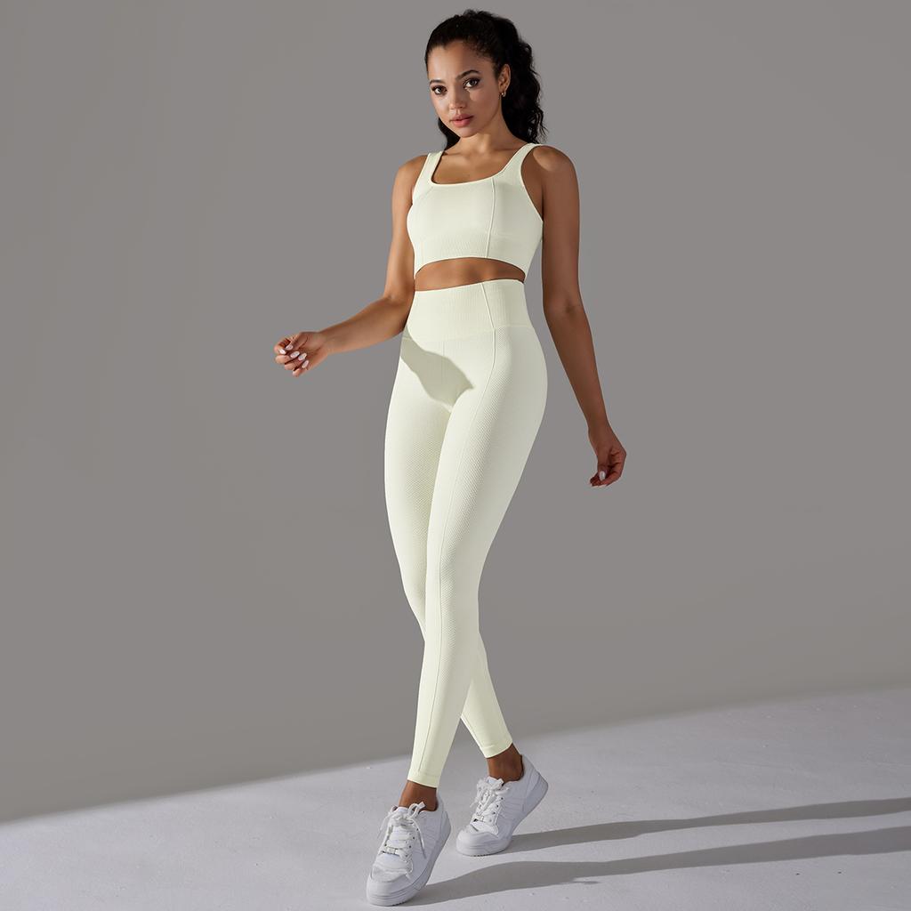 Auroth комплект из 2 предметов для йоги, женский спортивный костюм, бесшовная майка с высокой талией, эластичные колготки для йоги, комплекты для фитнеса