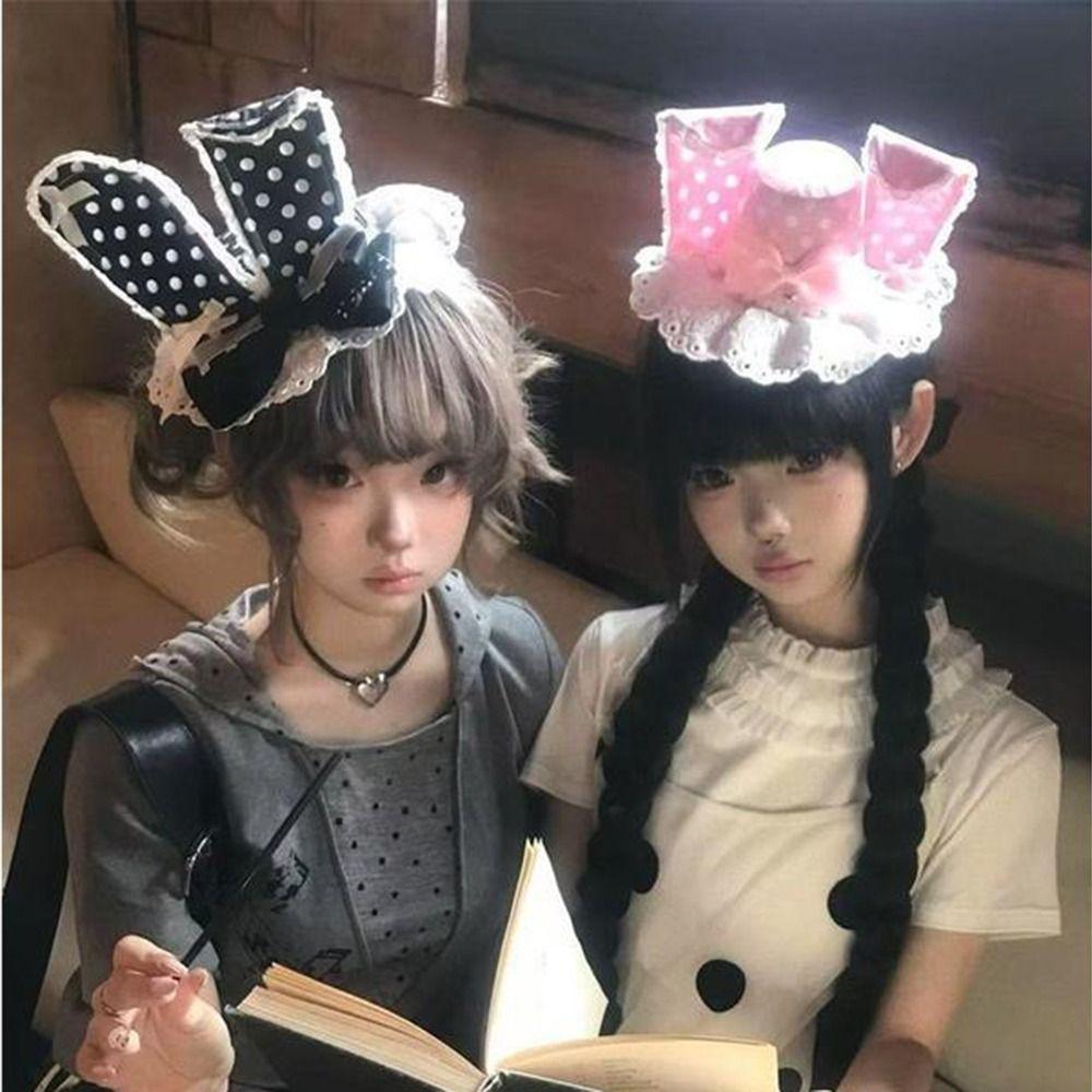 Breathable Fabric Anime Bows Hair Clip Nonslip Design Sweet Barrettes  Birthday