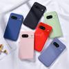 Чехол для Google Pixel 8A Жидкий силикон Однотонный чехол Pixel 8A 8 Pro Чехол из ТПУ Мягкий защитный чехол для телефона Pixel 8 A Чехол Резиновый
