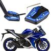 VORILES ForYZFR3 YZFR3 2021 2022 Мотоциклетный кронштейн с ЧПУ Боковой кронштейн Удлинительная накладка Флип MT-03 YZFR32021 2022 Аксессуары (Синий,YZFR3)
