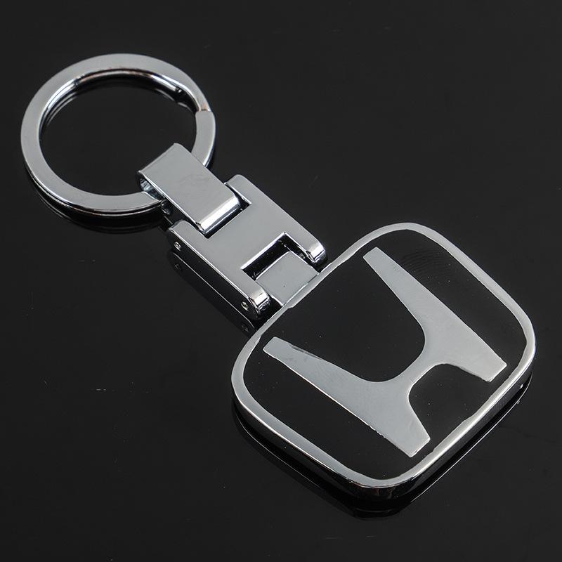 Car Keychain Key Chain Auto Emblem Key Ring Accessories For Honda Civic FIT Accord Prelude CRV 5th City CRZ CRX Jazz HRV Pilot OM4