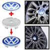 New 2026 4pcs 56mm Car Wheel Badge Center Sticker 60mm Wheel Hubcap Cover Accessorie For VW golf Passat R Rline GTI Polo CADDY Beetle zs0