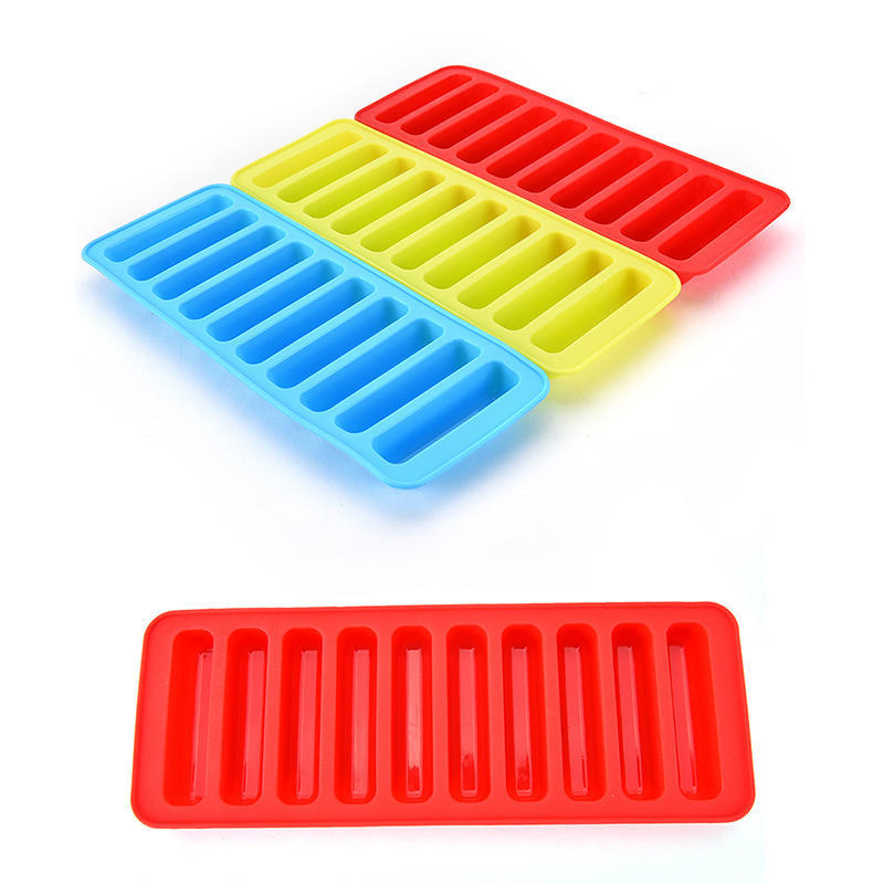 Mold Biscuit Cylinder Ice Tray Cookie Bottle Stick Strip Cube Silicone Chocolate