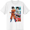 Мужская черная футболка Dragon Ball Super с панелями персонажей Goku