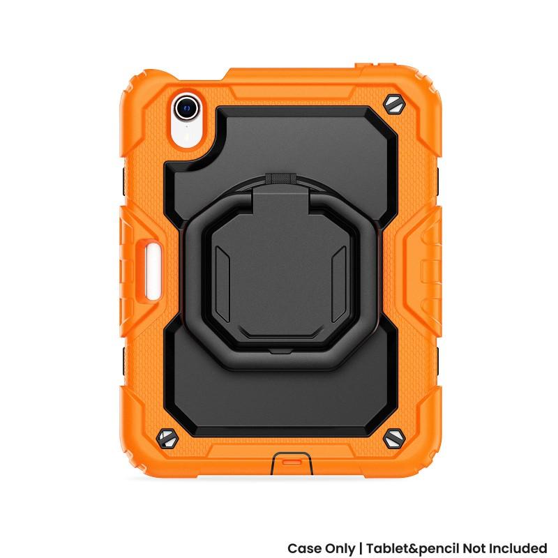 IPad Mini 6/7 Case 360 Rotating Stand Shockproof Silicone Cover Portable Hand Strap Anti-Scratch Drop Protection