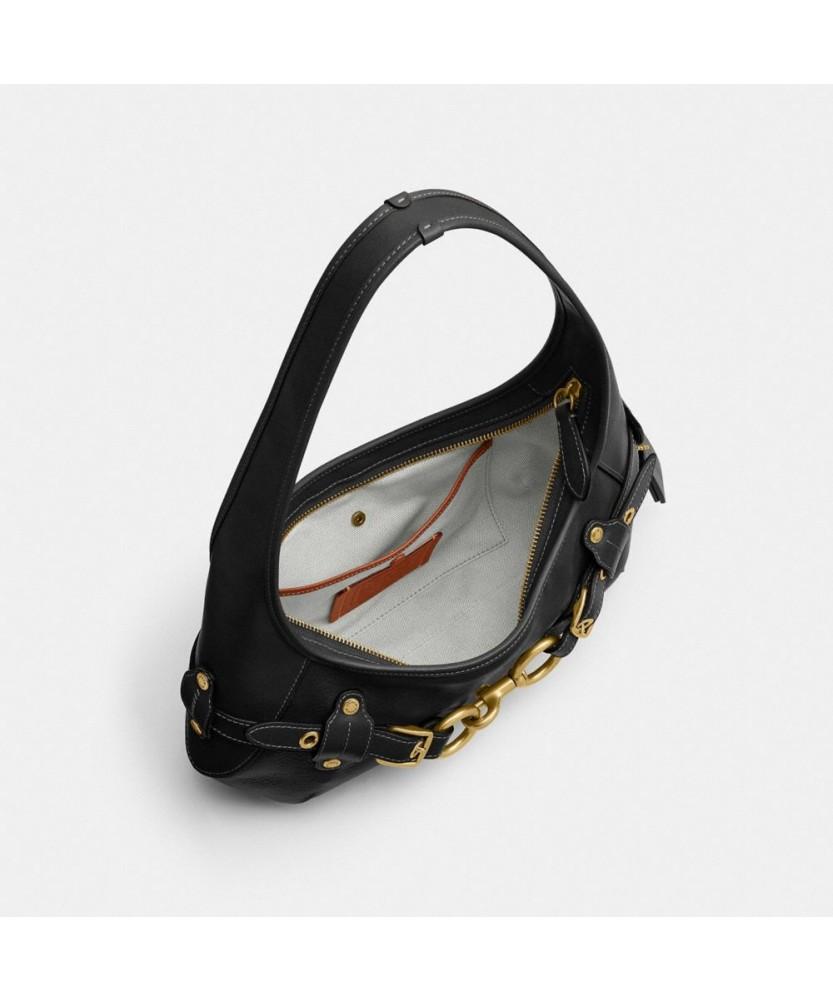 Coach Belted Ergo Shoulder Bag Cen78 B4/Bk
