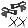 1 Set Cycling Bicycle Bike Toe Clip Toe Pedal Clips & Straps for Fixie Road Bike Non Slip