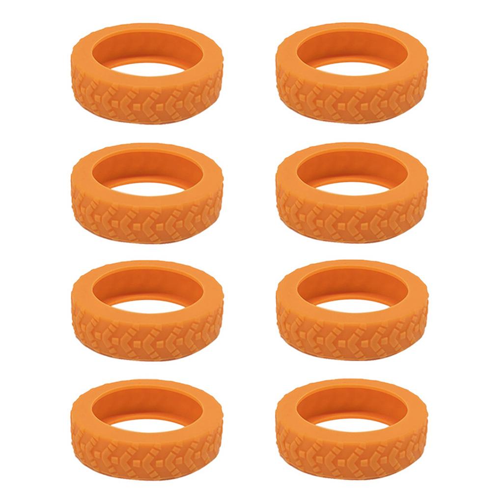 8 шт. Защитные чехлы для колес чемодана, мягкие бесшумные колеса для тележки, чехлы для колес чемодана, роликовые аксессуары для чемодана, снижение шума