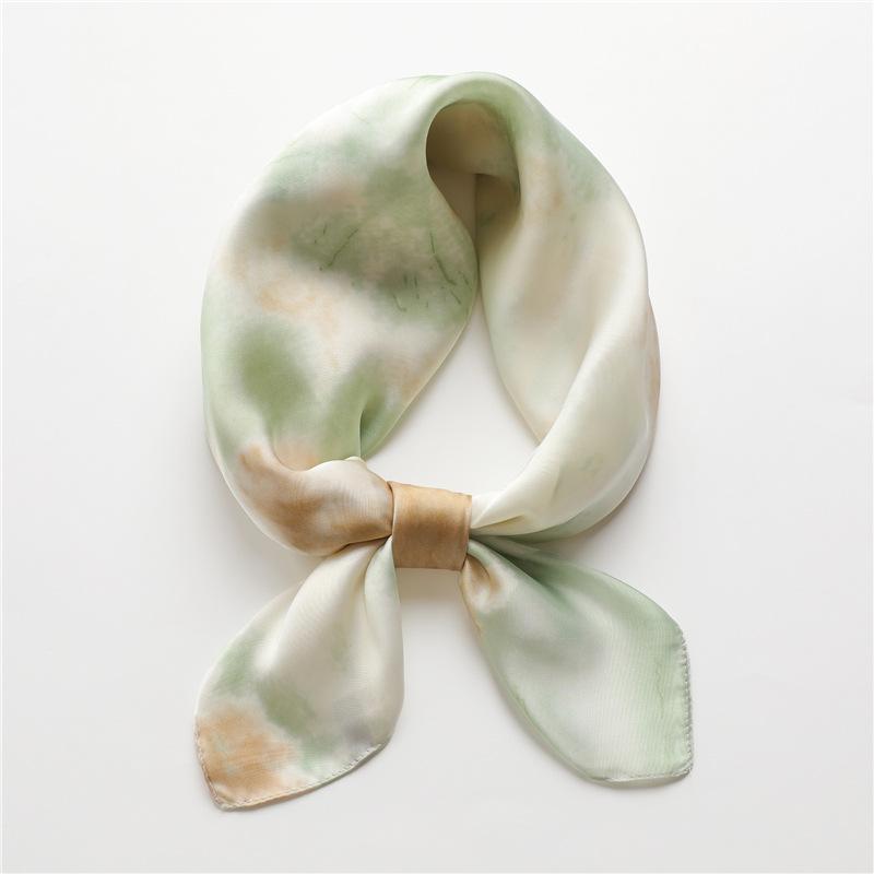 70 * 70cm New Silk Small Square Scarf For Women'S Neck Protection Professional Scarf Versatile Hair Tie Headscarf Scarf