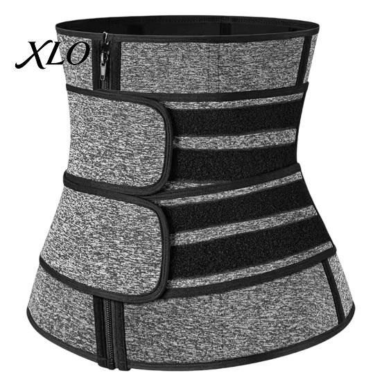 Women Waist Trimmer Belt with Zipper, Trainer Sweat Band Stomach Abdominal Compression Wrap Wrap, Enhancing Lower Belly Fat Sauna Slimming Back