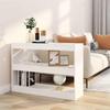 Bookshelf Room Divider White 100 x 30 x 72 cm