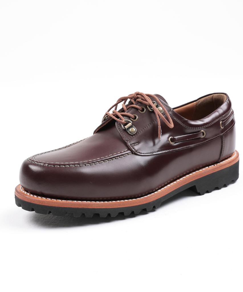 Brenowelt 580 Burgundy Box Boat Shoes Vibram Goodyear Welt