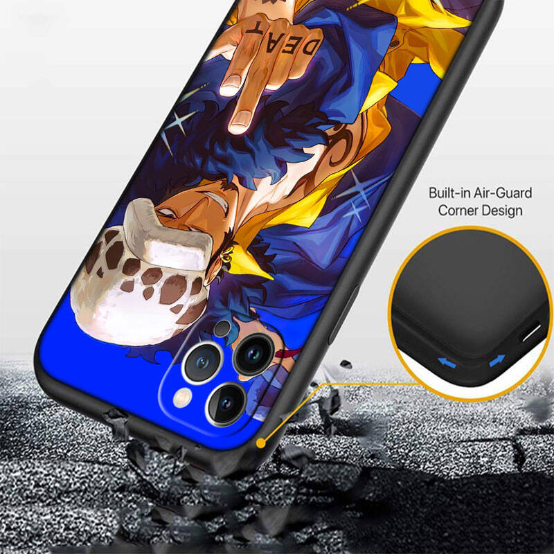 MH117 Чехол для телефона One Piece Law для iPhone 7 8 11 12 13 14 15 16 17 16E XS Pro Max XR X SE Air