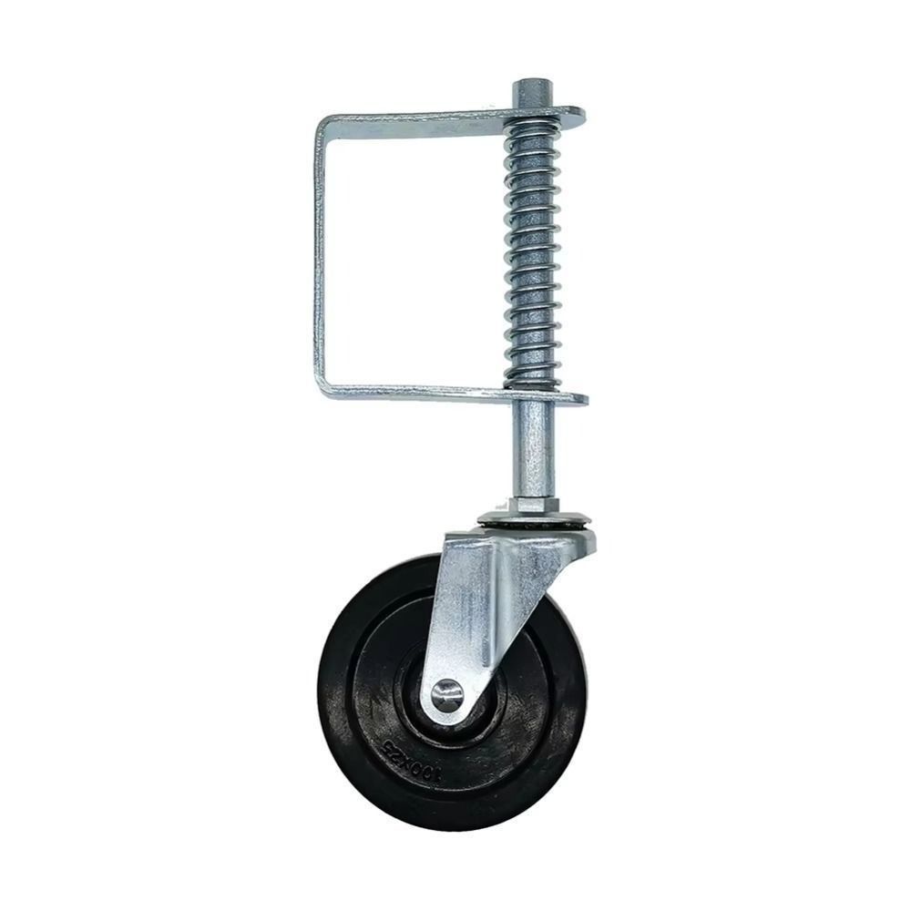 Heavy-duty Spring Loaded Caster 4 Inch Spring Damping Wheel Door Gate Wheel  Household