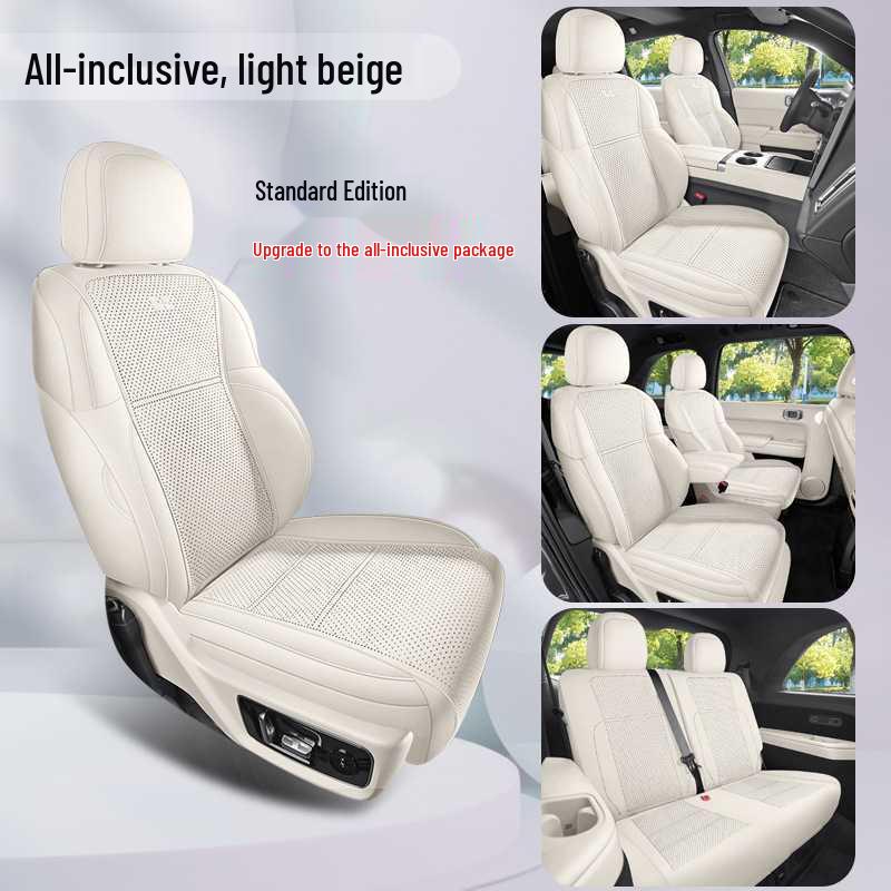 Ideal i8 Suede Saddle Pad: Breathable, Vehicle-Specific, Fully Enclosed, Six-Seater Car Seat Cushion