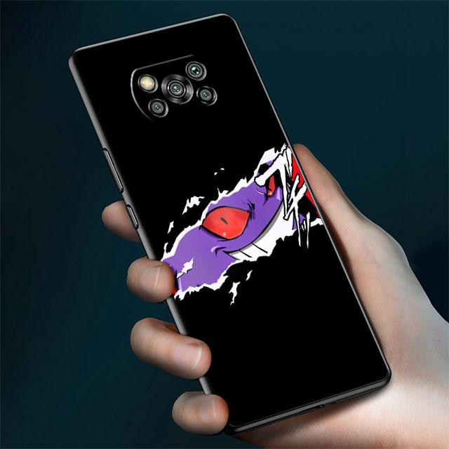 Чехол для Xiaomi Poco X3 Pro X4 NFC F4 GT F3 M5 M4 5G M3 11 Lite 11T 10T 9T черный силиконовый чехол для телефона Gengar Pokemon Cool
