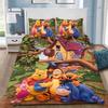 Winnie the Pooh Duvet Cover Pillowcase Adult Boy Girl Bedding Set Bedroom Decoration Children Gift Single Double Large