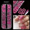 12 Grids/Box Crystal Nail Art Rhinestones Mixed Sizes Flatback Nail Stones Gems Luxury 3D DIY Charms For Nail Art Decorations