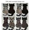 Cute Sewing Coat Jeans Applique Reversible Color Sequins Cat Patch DIY Clothes