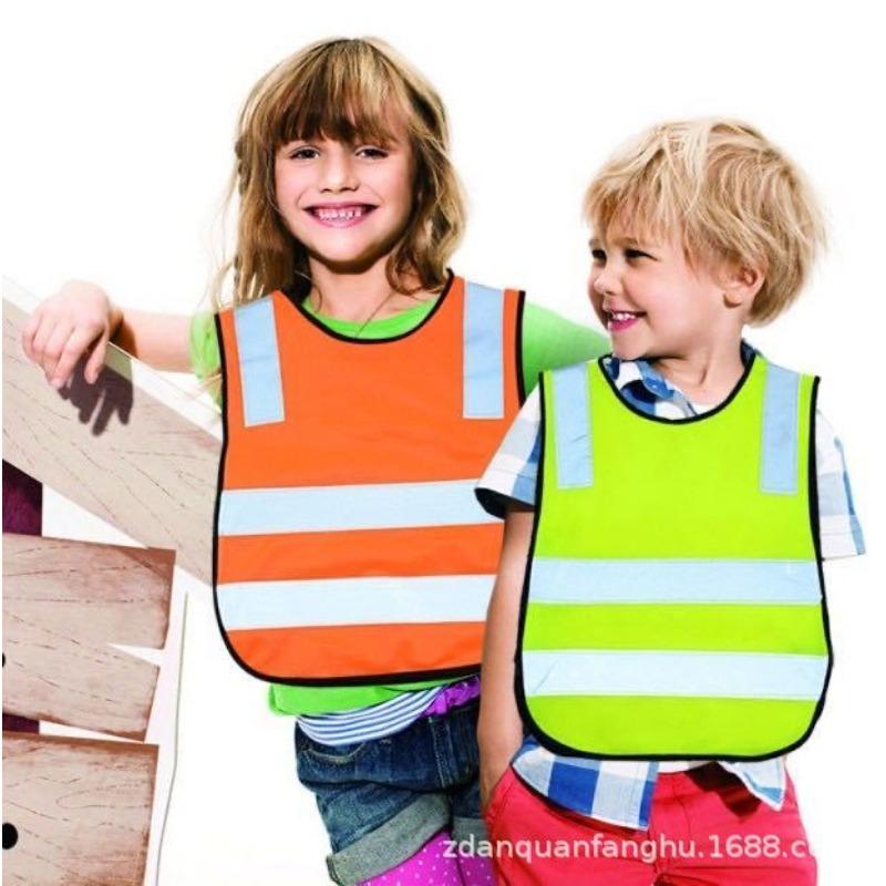 Children's Reflective Vest, High Visibility Vest, Lightweight High Visibility Vest, Car, High Visibility Vest, Children, Safety Vest, Washable
