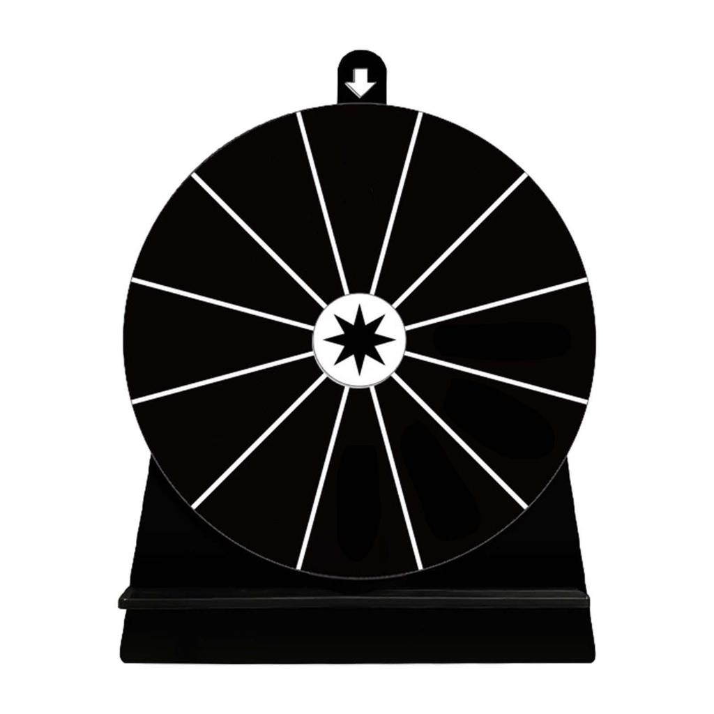 Rotating Wheel Turntable Game Editable Multi Slots Drinking Roulette for Office Carnival