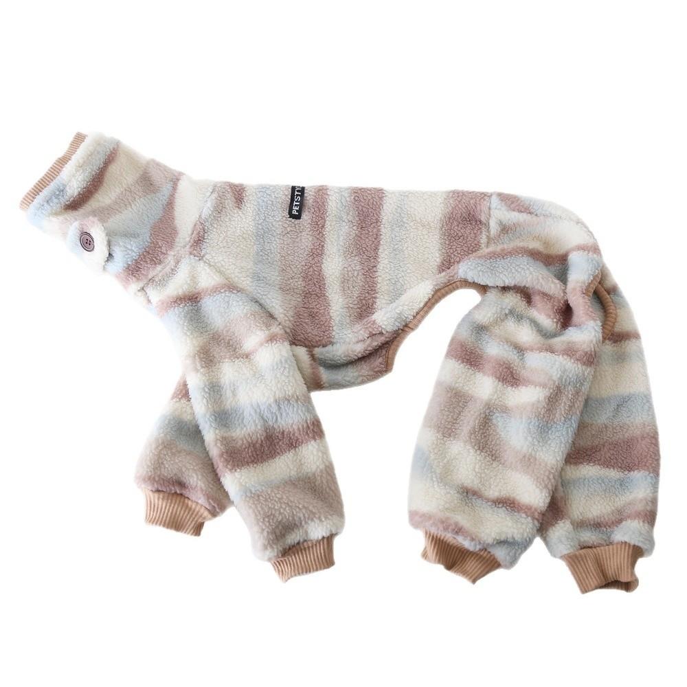 Sunset Pet Hooded Hat Plush Four Legged Jacket New Plush Coat Small Dogs