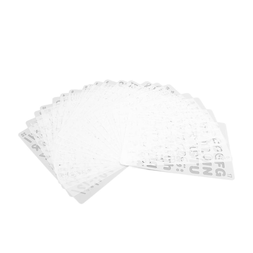 20 шт. Полые шаблоны для рисования ПЭТ Буквы Цифры Трафареты для копирования рисунков для поделок своими руками