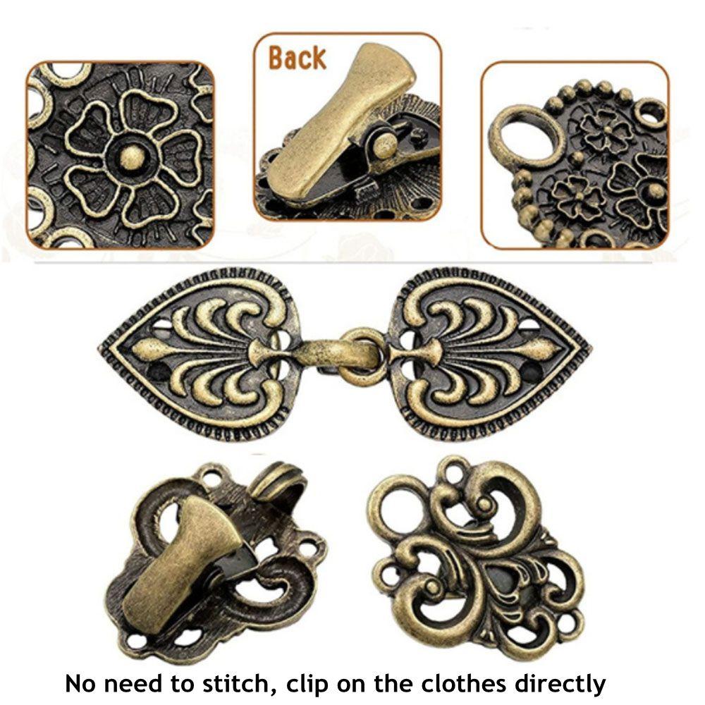 Trendy New Retro DIY Shawl Brooch Sweater Blouse Pin Clip Clasps Cardigan Clip