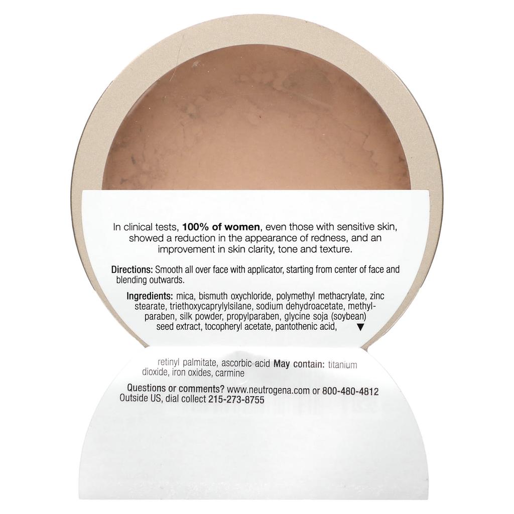 Neutrogena Рассыпчатая минеральная пудра, оттенок Natural Ivory 20, 5,5 г (0,19 унций)