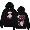 Худи с принтом рэпера Lil Peep CryBaby Hellboy Bear для мужчин и женщин, винтажные, оверсайз, хип-хоп, осенние, зимние, из флиса, теплые пуловеры