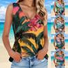 Women's Casual Tunic Tops To Wear With Leggings Sleeveless Summer Printed Tank Top For Women