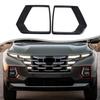 Глянцевая черная накладка на рамку передней противотуманной фары для Hyundai Santa Cruz +