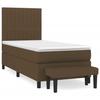 3136736 vidaXL Divan Bed with Mattress Dark Brown 100x200 Cm