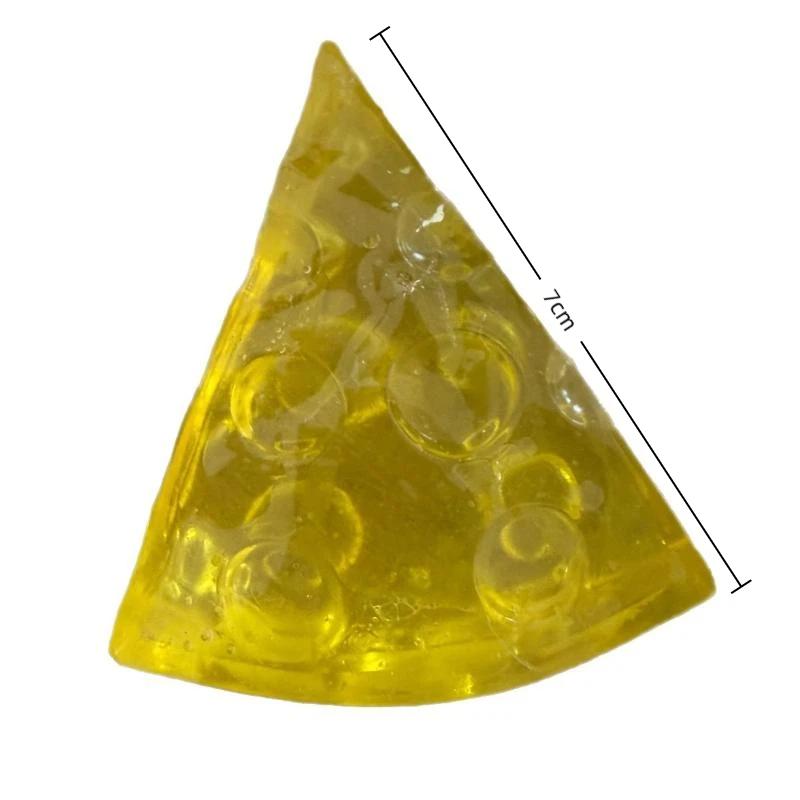 Soft Mochi Honey Cheese Squishy Fidget Toy Square Squeeze 1PC for Adults Office Desk Anxiety Relief Decor