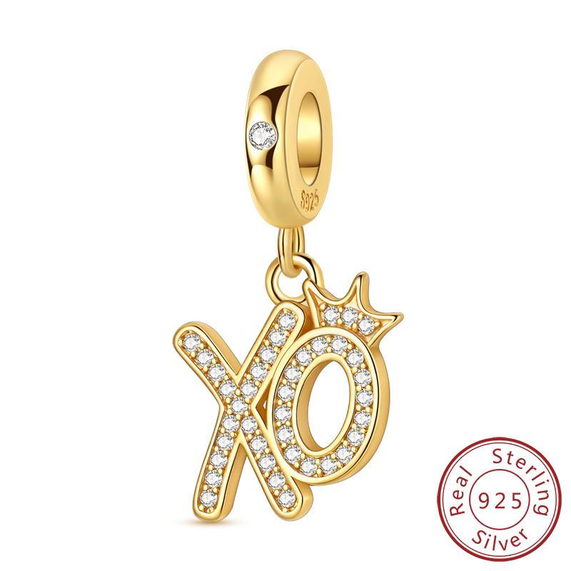 Оригинальные медные шармы-подвески: дельфин, золотой слон, бабочка, Xo, подходят для браслетов и браслетов-манжет, женские украшения DIY, подарок