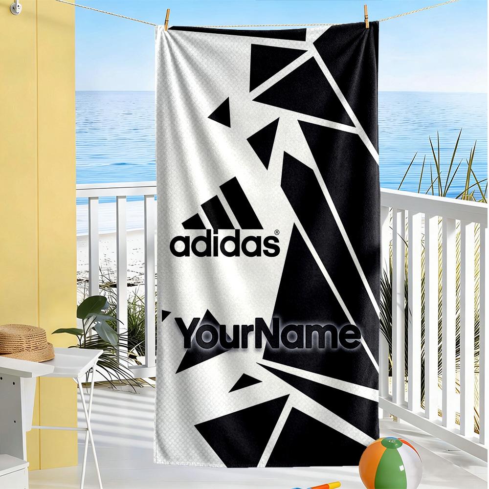 Ethnic Tribal Patterns Customize Your Name Beach Towel Soft Durable Quick-Dry