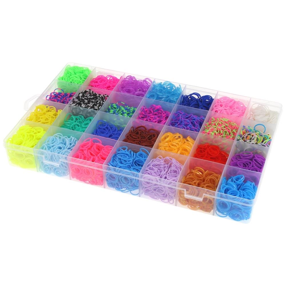 Elastic Bands for Making Bracelets Loom Bands Loom Accessories 11880 pcs