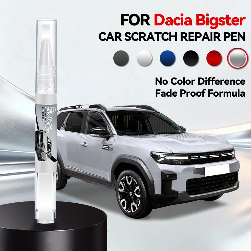 Ремонтный маркер для краски автомобиля Для Dacia Bigster 2024-2025 Ремонт царапин на краске Аксессуары Зеленый Белый Синий Серый Бронзовый Жемчужный Черный