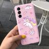 For Samsung Galaxy S22 5G Phone Case Cute Rainbow Milk Cow Painted Cover For Samsung S22 Plus S 22 Ultra Soft Silicon Fundas