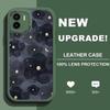 Черный чехол для телефона из искусственной кожи с рисунком камелии для iPhone 15 14 13 12 Pro Max Samsung Galaxy S23 Ultra S20 FE A52 Redmi Xiaomi POCO Мягкий чехол